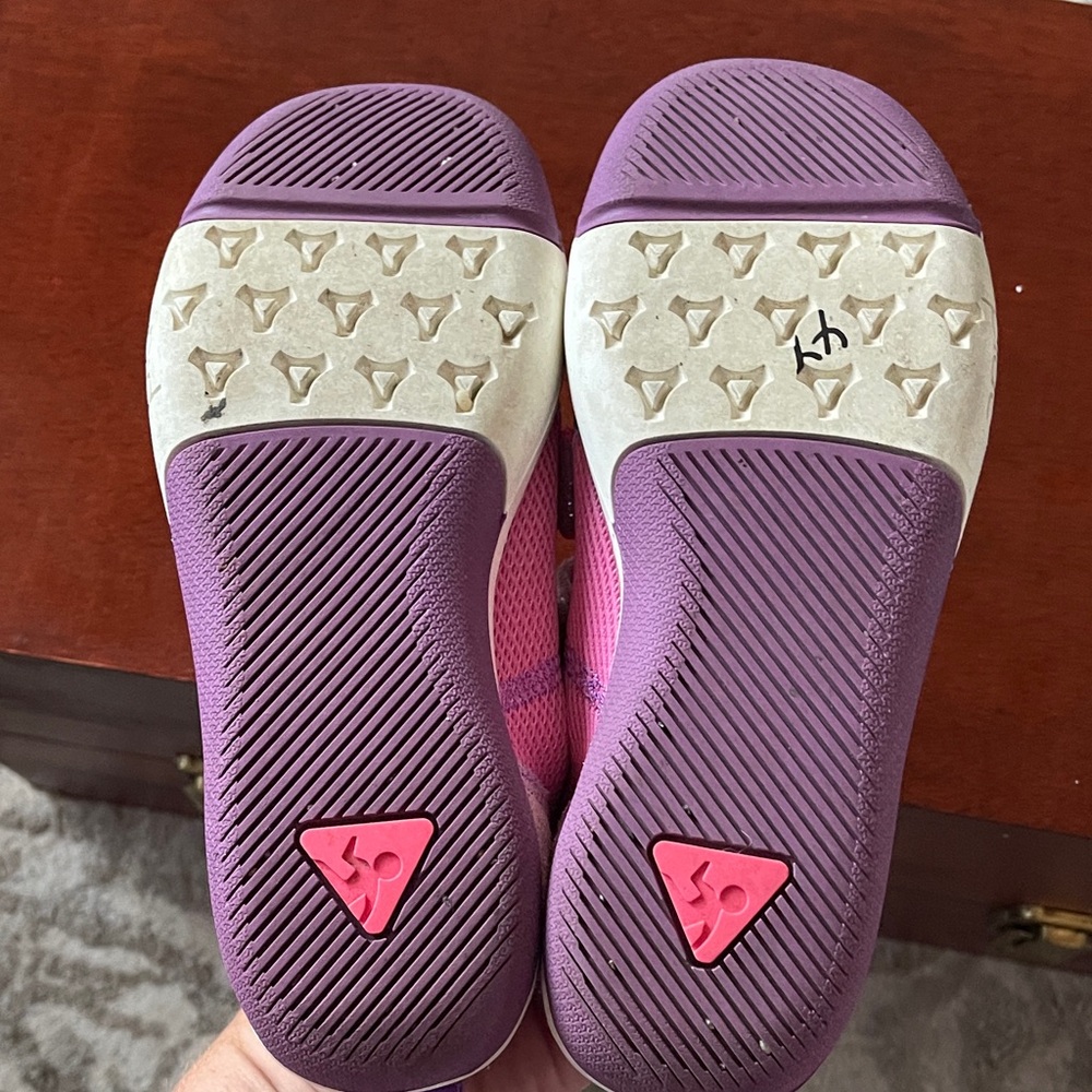 PLAE Ty Pink and Purple Kids Sneakers girls size 2 1/2 - Picture 8 of 8